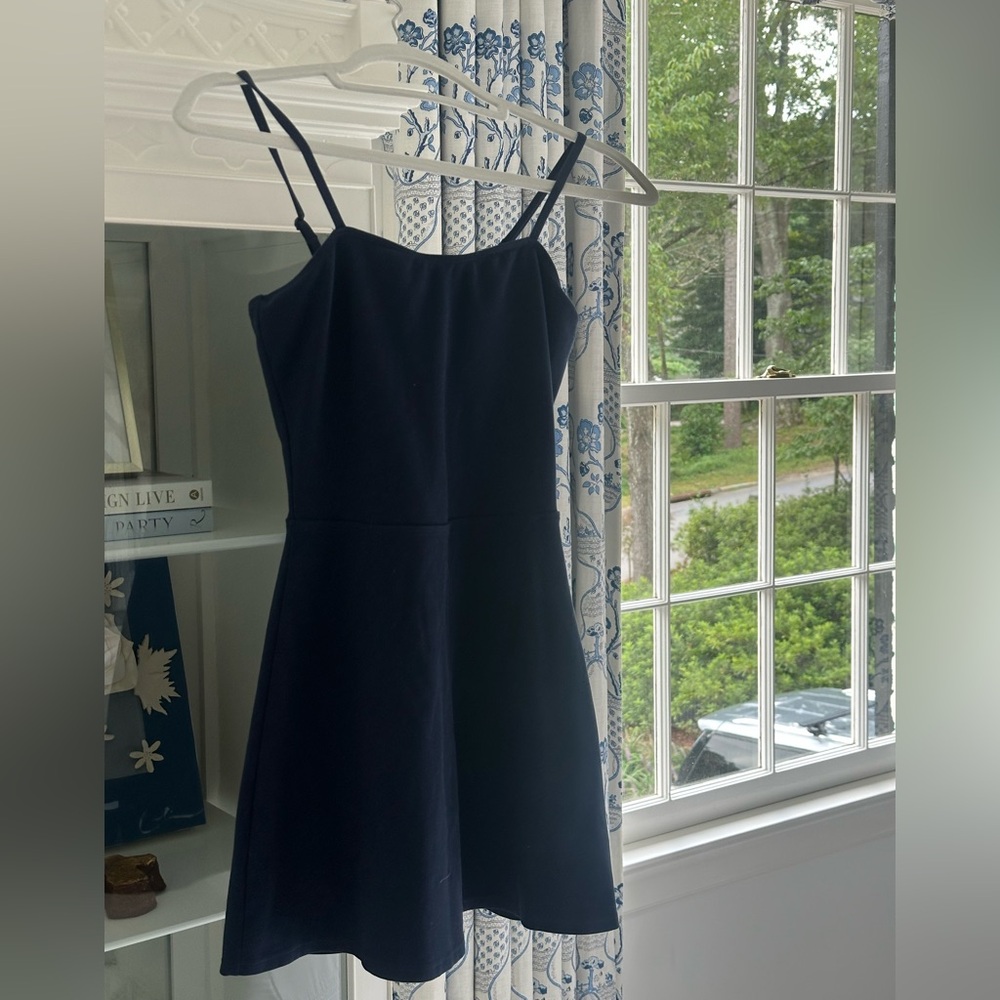 ALO Yoga Midnight Blue Mini Dress